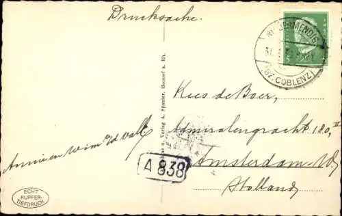 Ak Rhöndorf Bad Honnef am Rhein, Kapelle