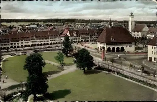 Ak Freudenstadt im Schwarzwald, Marktpartie