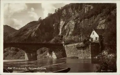 Ak Bad Kreuznach an der Nahe, Salinenbrücke