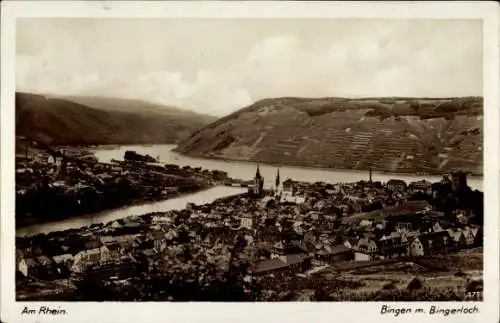 Ak Bingen am Rhein, Binger Loch, Bingerloch