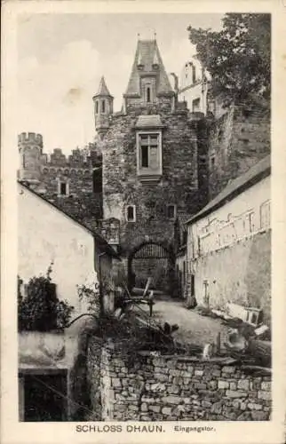 Ak Dhaun im Hunsrück, Schloss Dhaun, Eingangstor