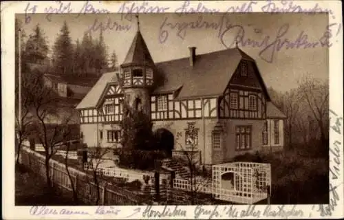 Ak Marburg an der Lahn, Alemannen-Haus