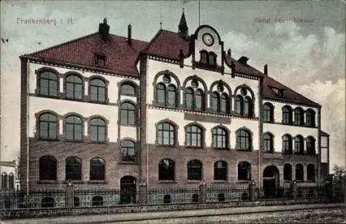 Ak Frankenberg an der Eder Hessen, königliches Lehrer-Seminar