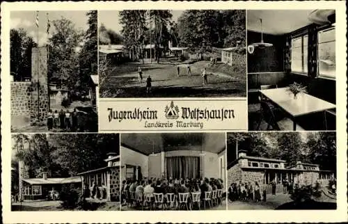 Ak Wolfshausen Weimar an der Lahn, Kreisjugendheim