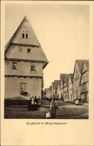 Ak Mengeringhausen Bad Arolsen Hessen, Straßenpartie