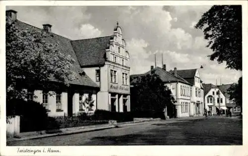 Ak Twistringen Niedersachsen, Straßenpartie, Apotheke