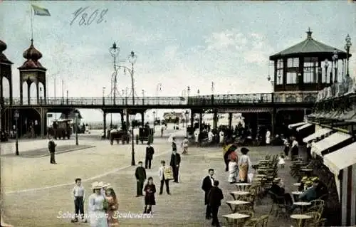 Ak Scheveningen Den Haag Südholland, Boulevard