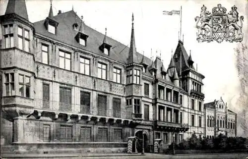 Ak Luxemburg, Der Großherzogliche Palast