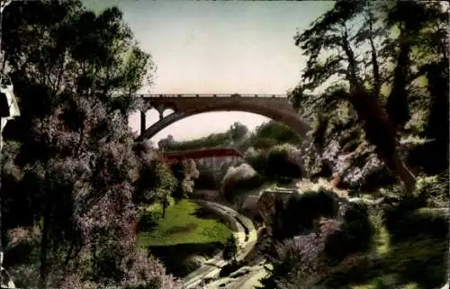 Ak Luxemburg, Pont Adolphe