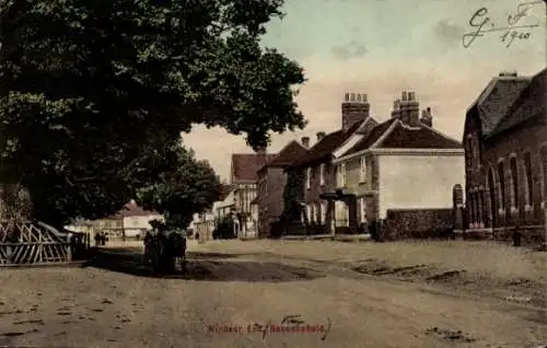 Ak Windsor End Beaconsfield Buckinghamshire, Straße