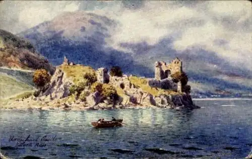 Künstler Ak Wimbush, Schottland, Castle Urquhart