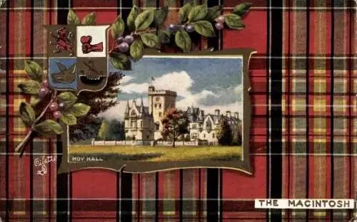 Wappen Passepartout Ak Moy Schottland, Moy Hall, The Macintosh