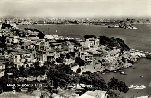Ak Palma de Mallorca Balearische Inseln, Gesamtansicht