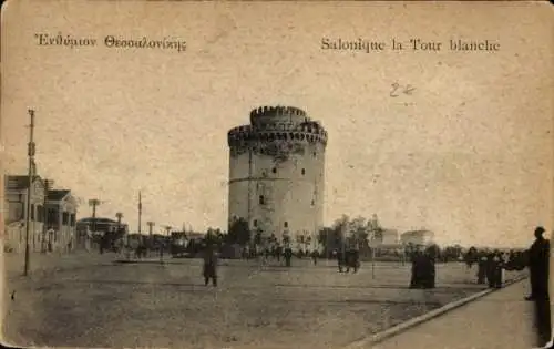Ak Saloniki Thessaloniki Griechenland, Weißer Turm