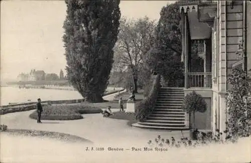 Ak Genf Genf Schweiz, Parc Mon Repos