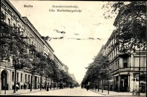 Ak Berlin Kreuzberg, Großbeerenstraße, Ecke Wartenburgstraße
