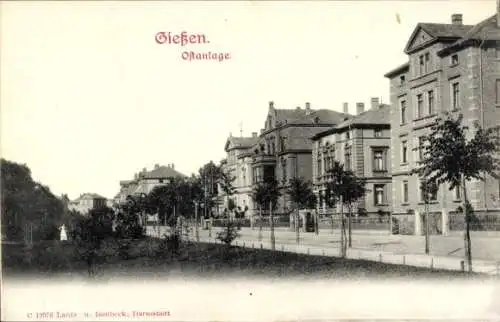 Ak Gießen an der Lahn Hessen, Ostanlage