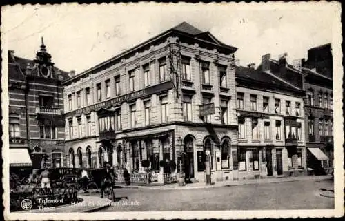 Ak Tienen Flämisch-Brabant-Flandern, Hotel du Nouveau Monde