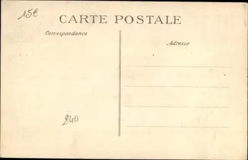 Ak Paris IX., Der Sturm vom 15. Juni, Der Boden stürzt in der Rue du Havre ein