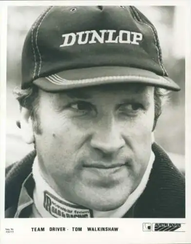 Foto Rennfahrer Tom Walkinshaw, Portrait