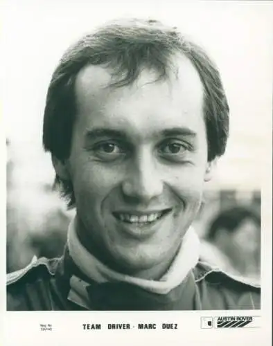 Foto Rennfahrer Marc Duez, Portrait