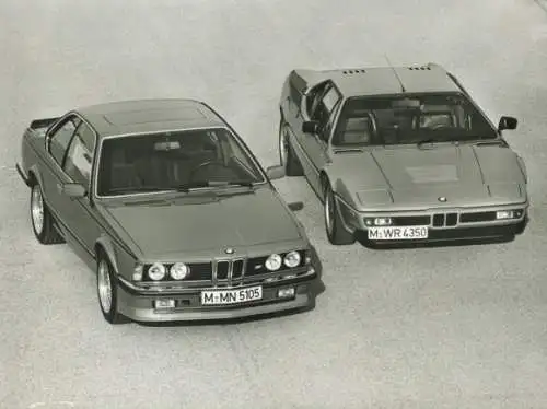 Foto Auto, BMW M635 CSi, BMW M1, Autokennzeichen, MWR 4350, MMN 5105