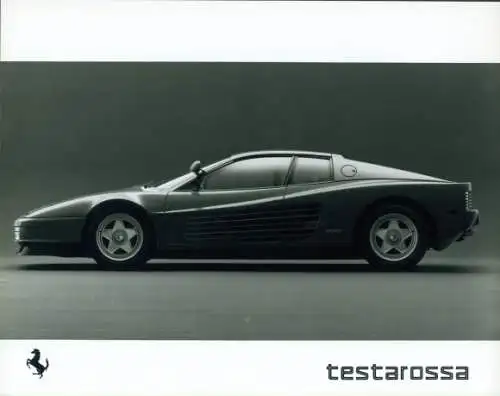 Foto Auto, Ferrari, Testarossa, Seitenansicht