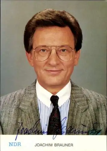 Ak Schauspieler Joachim Brauner, Portrait, Autogramm