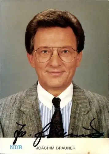 Ak Schauspieler Joachim Brauner, Portrait, Autogramm