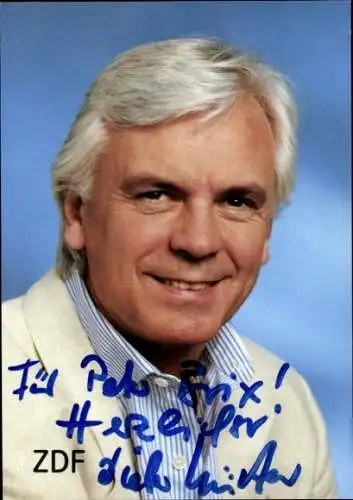 Ak Schauspieler Dieter Kürten, Portrait, Autogramm