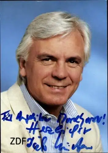 Ak Schauspieler Dieter Kürten, Portrait, Autogramm