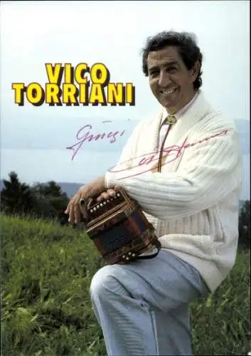 Ak Schauspieler Sänger Vico Torriani, Portrait, Autogramm
