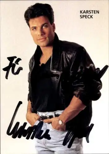 Ak Schauspieler Karsten Speck, Portrait, Autogramm