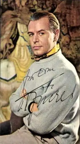 Ak Schauspieler O.W. Fischer, Portrait, Autogramm