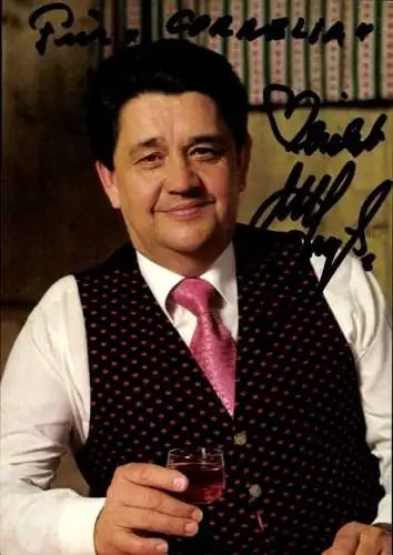 Ak Schauspieler Max Grießer, Portrait, Autogramm