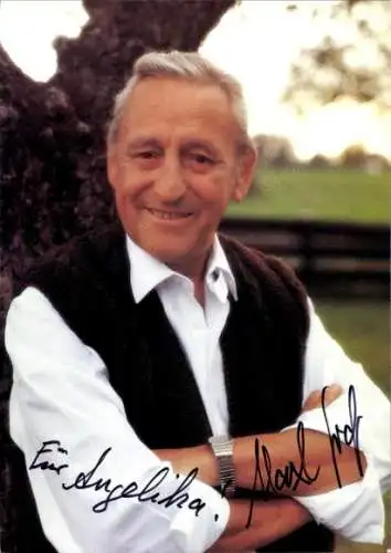 Ak Schauspieler Maxl Graf, Portrait, Autogramm, Volksschauspieler