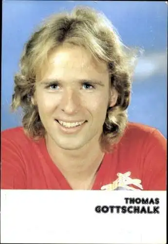 Ak Schauspieler Thomas Gottschalk, Portrait, Autogramm