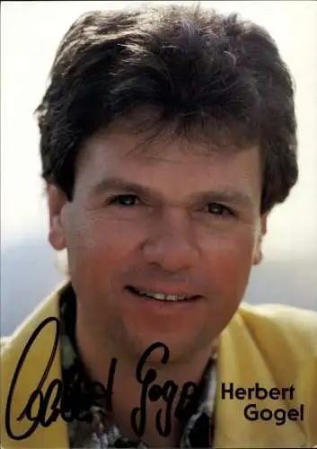 Ak Schauspieler Herbert Gogel, Portrait, Autogramm