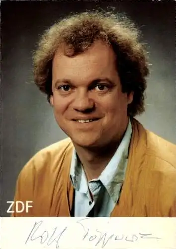 Ak Schauspieler Rolf Töpperwien, Portrait, Autogramm, ZDF