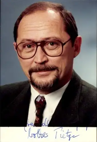 Ak Schauspieler Volker Tietze, Portrait, Autogramm, ZDF