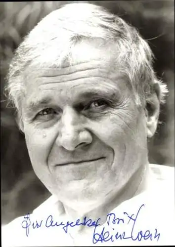 Ak Schauspieler Heinz Weiss, Portrait, Autogramm
