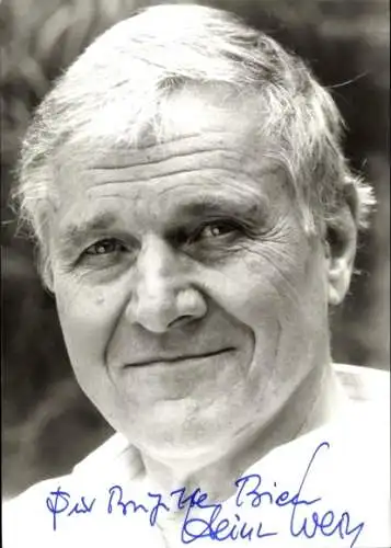Ak Schauspieler Heinz Weiss, Portrait, Autogramm