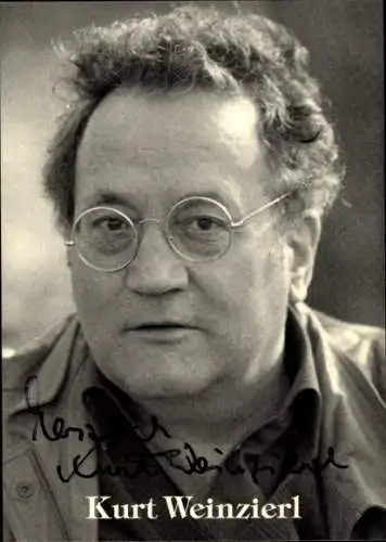 Ak Schauspieler Kurt Weinzierl, Portrait, Autogramm