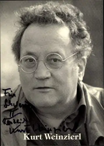 Ak Schauspieler Kurt Weinzierl, Portrait, Autogramm