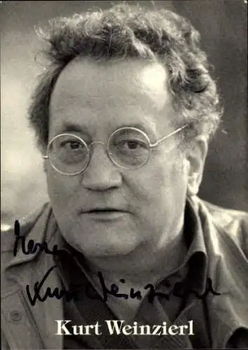 Ak Schauspieler Kurt Weinzierl, Portrait, Autogramm