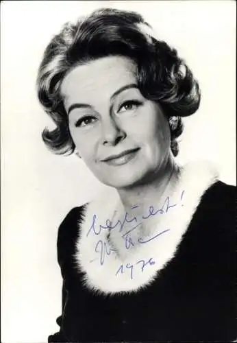 Ak Schauspielerin, Portrait, Autogramm