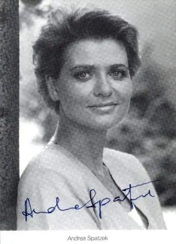 Ak Schauspielerin Andrea Spatzek, Portrait, Autogramm, Serie Lindenstraße, Rolle Gabi Zenker