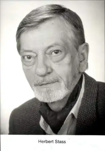 Ak Schauspieler Herbert Stass, Portrait