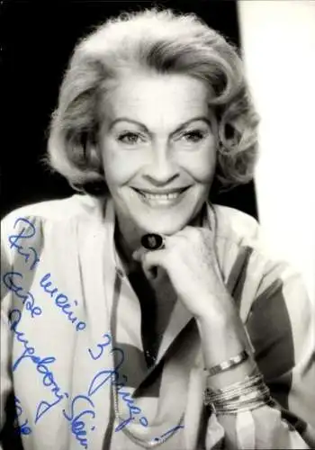 Ak Schauspielerin Ingeborg Stein, Portrait, Autogramm