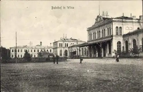 Ak Vilnius Wilna Litauen, Bahnhof